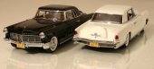 1956 Continental Mark II i skala 1/18 från Yat Ming är Black & White för finsmakare